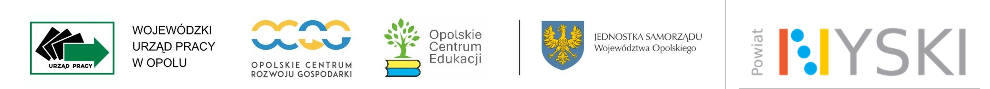Baner z logo WUP w Opolu, OCRG, OCE, Wojew&oacute;dztwo Opolskie, Powiat Nyski
