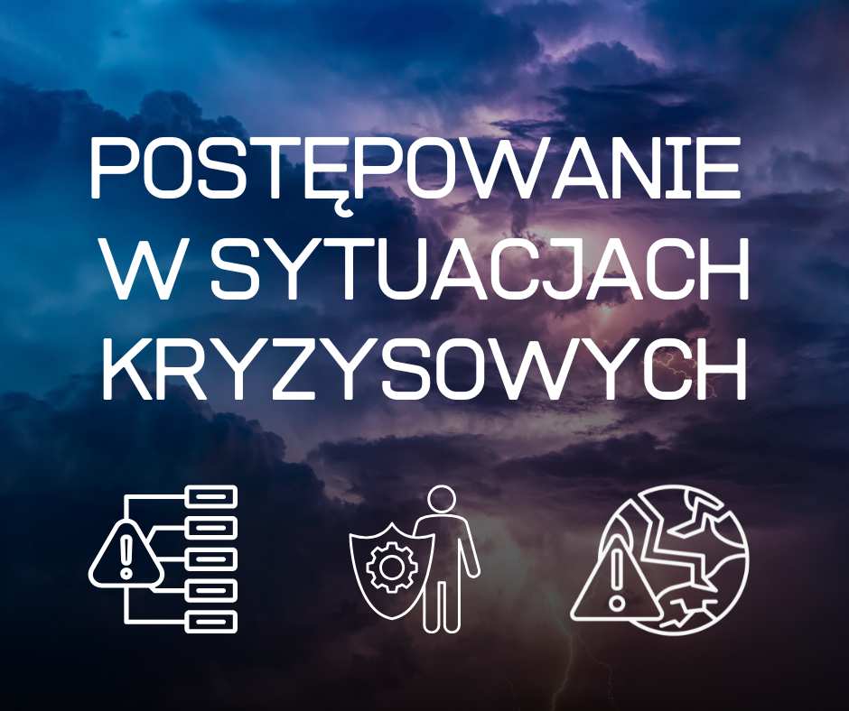 Grafika do artykułu nt. postępowania w sytuacjach kryzysowych.